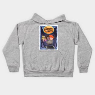 'The Barefoot Bandits' Poster Kids Hoodie